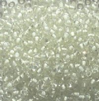 50g 6/0 Glow-in-the-Dark Lined Crystal Seed Beads